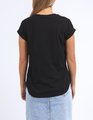 Foxwood Outline Tee - Black