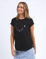 Foxwood Outline Tee - Black