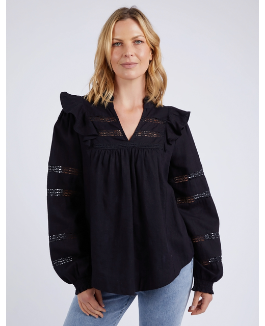 Elm Bonnie Blouse - Black