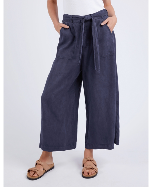 Elm Bliss Washed Pant - Washed Navy