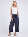 Elm Bliss Washed Pant - Washed Navy