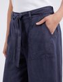 Elm Bliss Washed Pant - Washed Navy