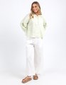 Foxwood Corsica Blouse - Fog Green