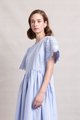 Neris Lace Work Dress - Sky