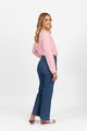 Vassalli Wide Leg Full Length Jean - True Blue