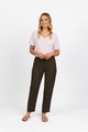 Vassalli Slim Leg Pant - Khaki