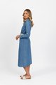 Vassalli Shirt Dress - Blue Wash