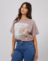 All About Eve Genoa O/S Tee - Fawn