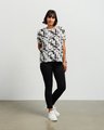 Et Alia Brea Top - Fiorello Print