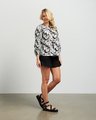 Et Alia  Britta Top - Fiorello Print