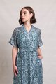 Neris Bow River Wrap Dress - Tranquil