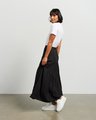 Et Alia Harper Skirt - Black Plaid