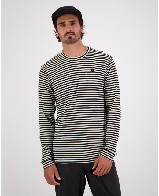 Mons Royale Icon Long Sleeve - MR Stripe