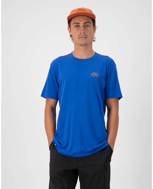 Mons Royale Icon T-Shirt - Cobalt