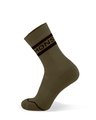 Mons Royale Unisex Signature Crew Sock - Dark Olive