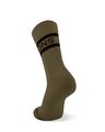 Mons Royale Unisex Signature Crew Sock - Dark Olive