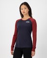 Mons Royale Icon Raglan - Cherry / 9 Iron