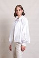 Neris Lace Work Blouse - White