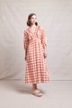 Neris Upscale Dress - Terracotta Check