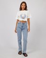 Silent Theory Open Wings Tee - Vintage White