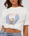 Silent Theory Open Wings Tee - Vintage White