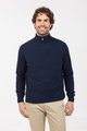 MKM Lightweight Half-zip Sweater - Twilight