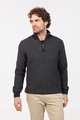 MKM Sweater Textured Half Zip 