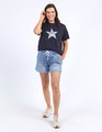 Elm Sparkle Star Tee - Navy