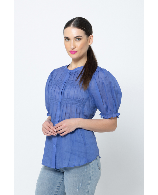 Seeking Lola Bonita Top - Sapphire