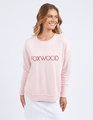 Foxwood Simplified Metallic Crew - Pale Pink