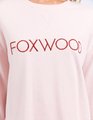 Foxwood Simplified Metallic Crew - Pale Pink