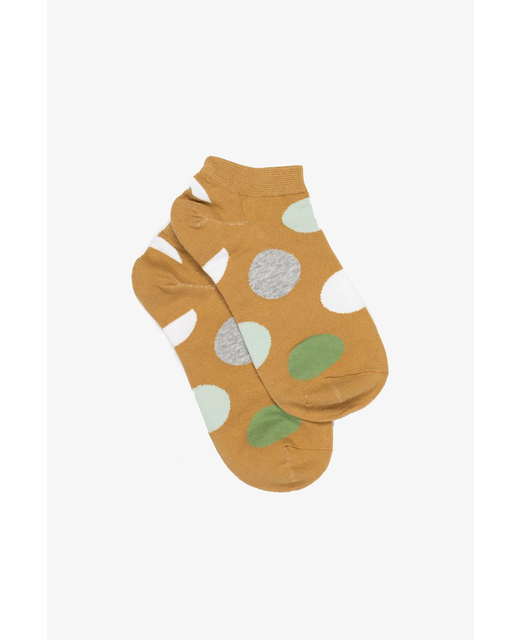 Antler Spot Ankle Sock - Mustard Multi