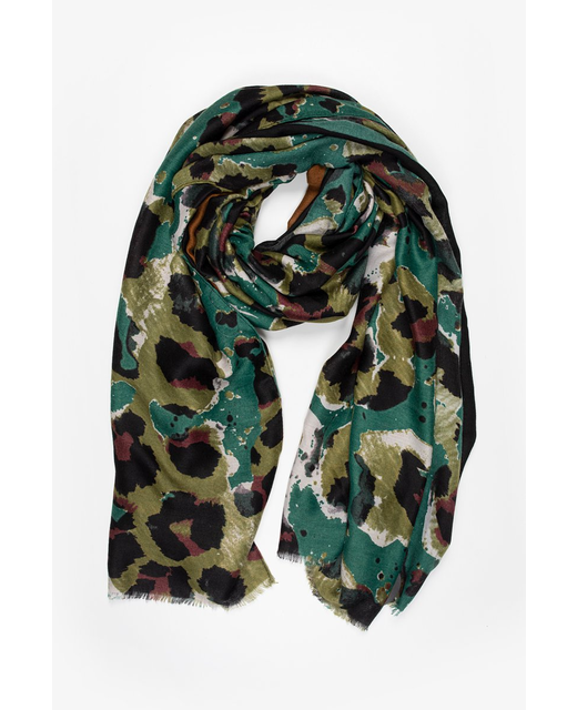 Angtler Scarf - Abstract Leopard