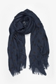 Antler Scarf - Navy Spot