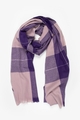 Antler Scarf - Lilac Check