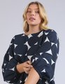 Elm Demi Spot Top - Spot Print