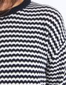 Elm Rosie Stripe Knit - Navy/White