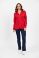 Vassalli Zip Up Hooded Jacket - Scarlet