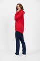 Vassalli Zip Up Hooded Jacket - Scarlet