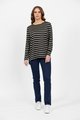 Vassalli Merino Long Sleeve - Forrest/Twig Stripe