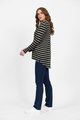 Vassalli Merino Long Sleeve - Forrest/Twig Stripe