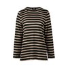 Vassalli Merino Long Sleeve - Forrest/Twig Stripe