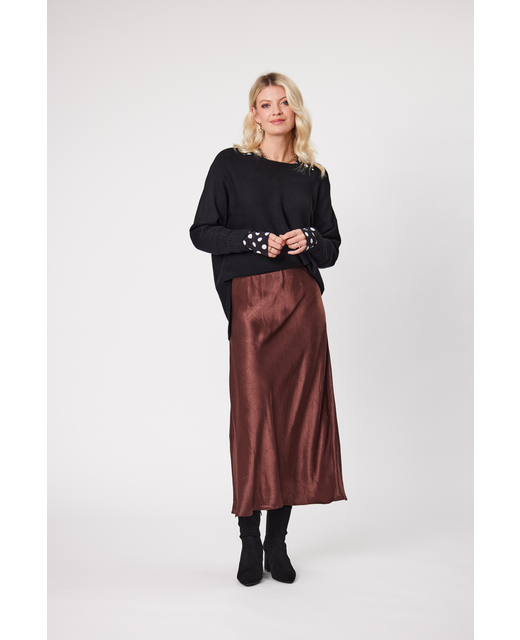 Lemon Tree Sharon Skirt - Chocolate