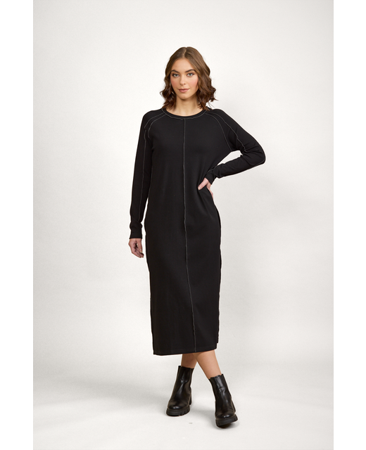 Knewe Label Alex Dress - Black/Charcoal