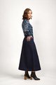 Knewe Label Perry Skirt - Ink Denim