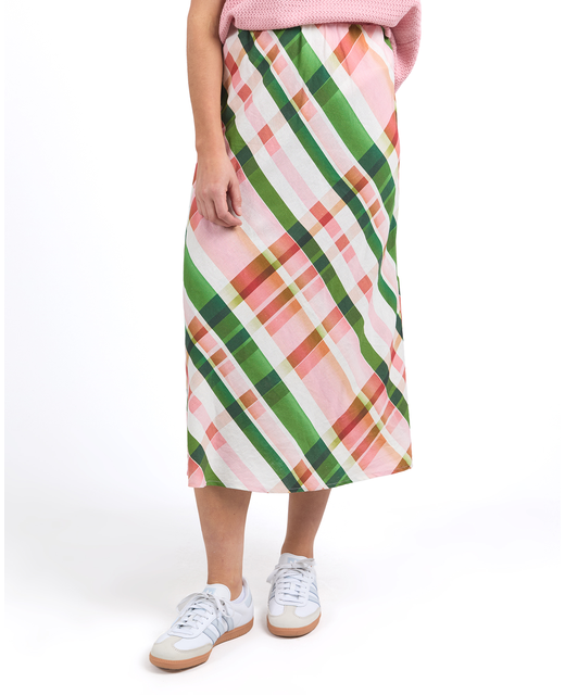 Elm Bree Skirt - Multi Check