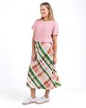 Elm Bree Skirt - Multi Check