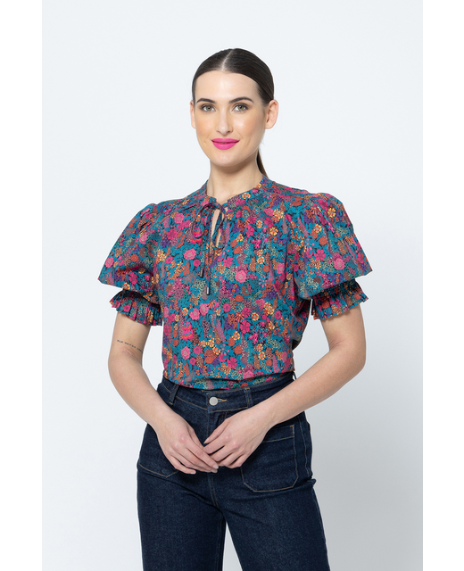 Leila + Luca Honey Blouse - Garden Dream