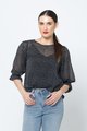 Seeking Lola Magnificent Top - Black Polka