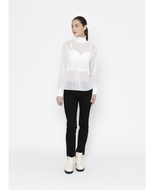 Two by Two Riven Top - White Stripe